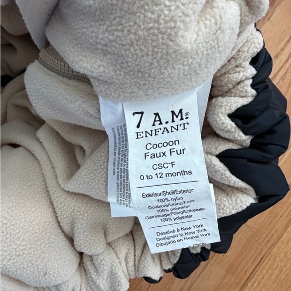 7 AM Enfant Car Seat Cocoon - Tundra - Picture 3 of 3